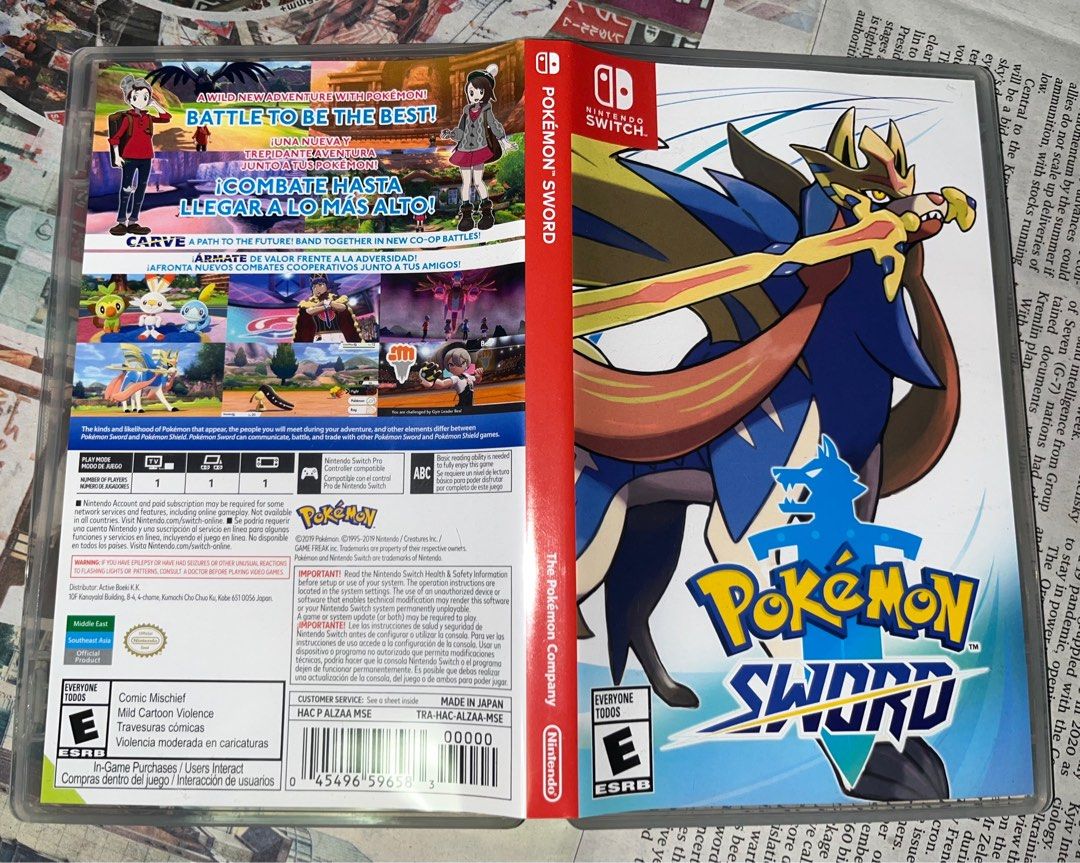 Pokemon sword nintendo deals 3ds