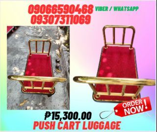 Push luggage cart push cart