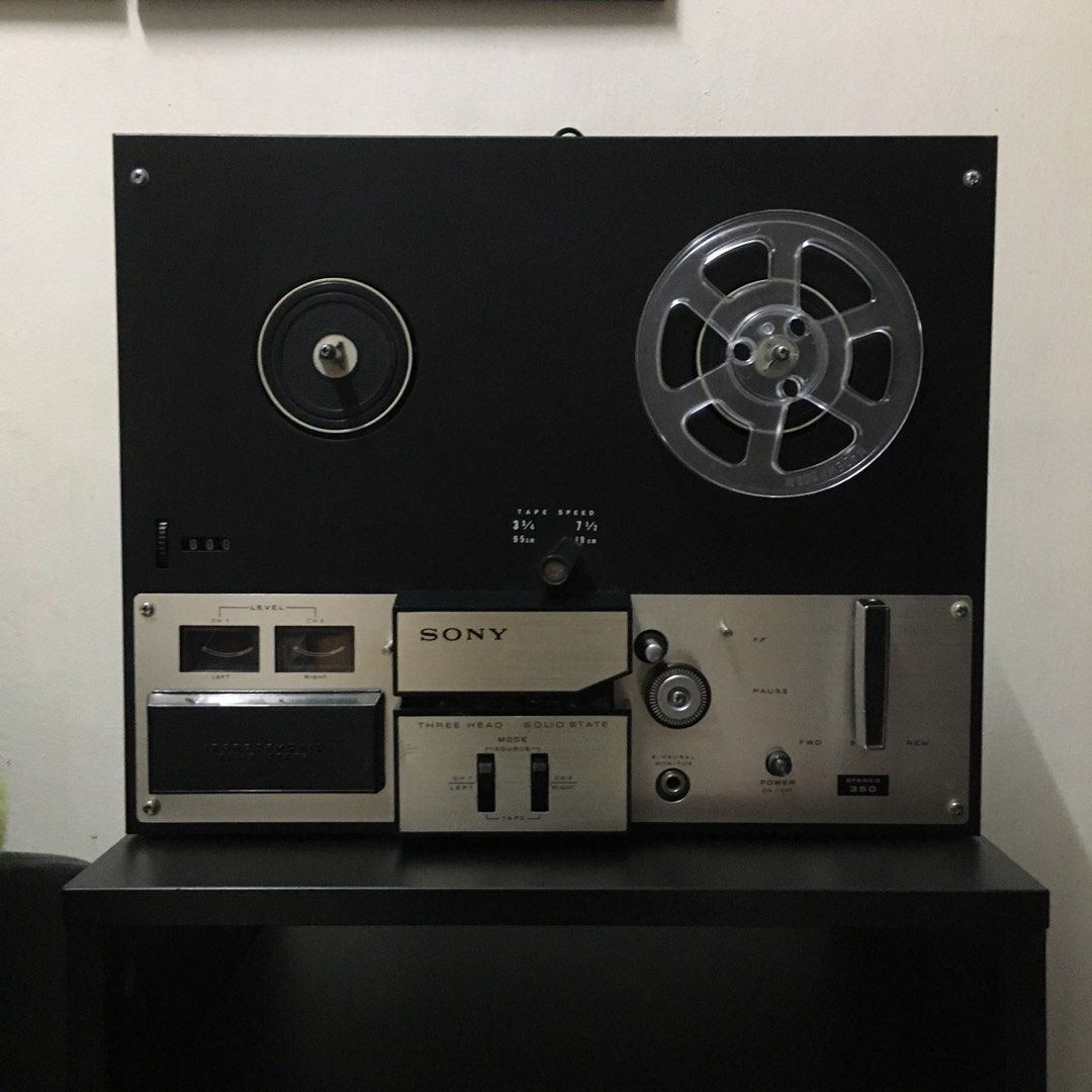 Reel to Reel Tape Recorder: Sony TC-350 Solid State Stereo, Audio