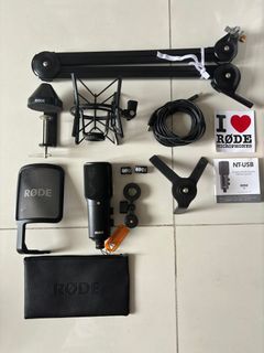 Rode NT-USB mic with desktop boom stand