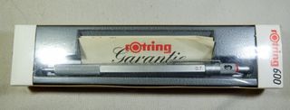 Rotring 600 Silver Mechanical Pencil 0.7mm, Made in Germany