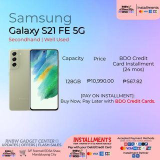 [NOT AVAILABLE] — Samsung Galaxy S21 FE 5G (128GB)