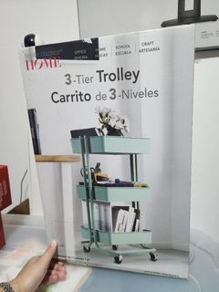 Seville Home 3-Tier Trolley Organizer  1pc