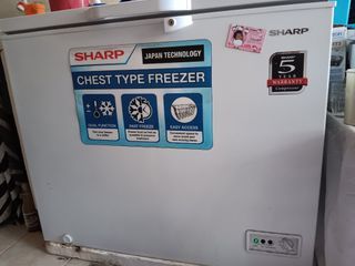 Sharp chest freezer type
