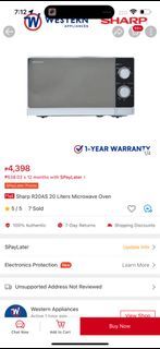 Sharp R20AS 20 Liters Microwave Oven