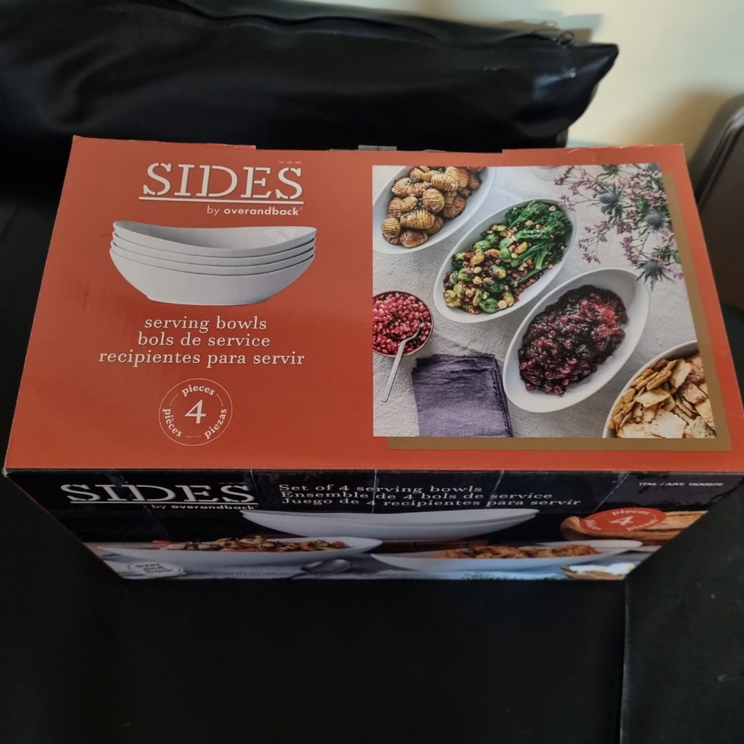 SIDES serving bowls, Furniture & Home Living, Kitchenware