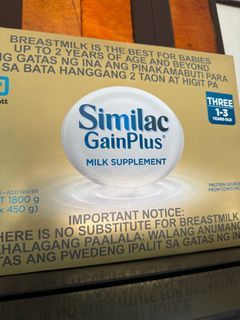 Similac gainplus 400g for 1-3yrs old