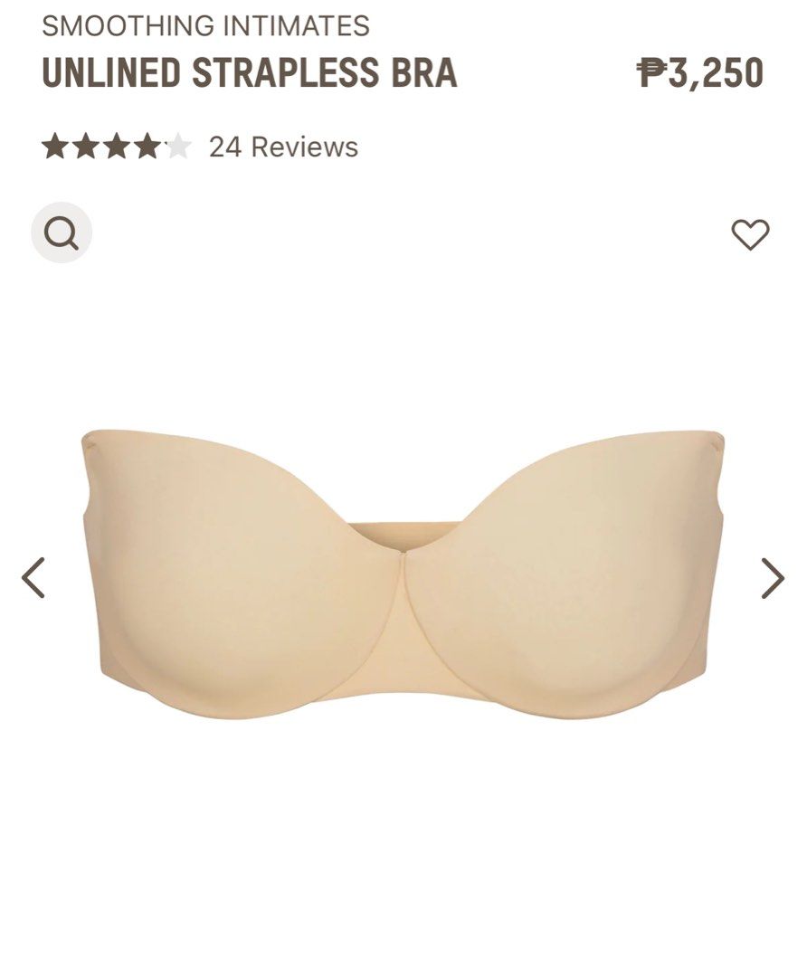 SMOOTHING INTIMATES UNLINED STRAPLESS BRA | CLAY