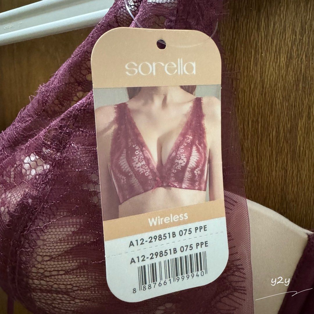 Sorella wireless bra B80 (36), Women's Fashion, New Undergarments &  Loungewear on Carousell