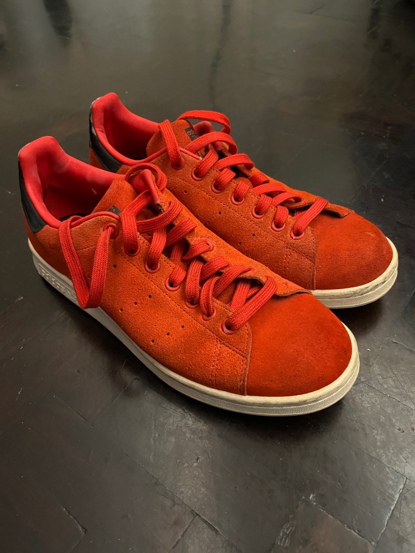 Stan smith clearance orange suede