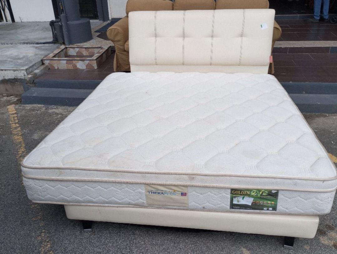 THERAPEDIC Golden Eve King Size Mattress Tilam Saiz Raja THERAPEDIC Golden Eve Furniture Home Living Furniture Bed Frames Mattresses on Carousell