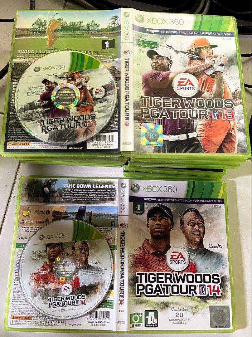 TIGER WOODS PGA TOUR 13 14 XBOX 360 GAME TESTED WORKING