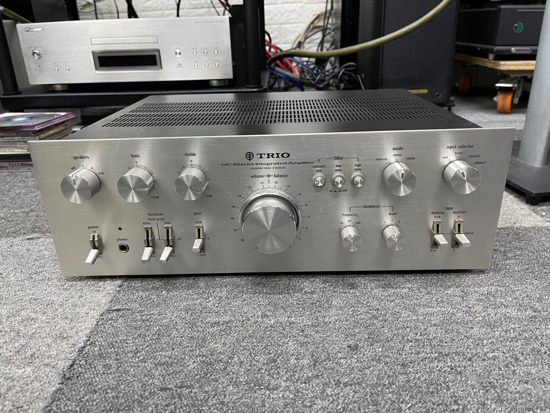 TRIO KA-7300D古董功放機, 音響器材, Soundbar、揚聲器、藍牙喇叭、耳