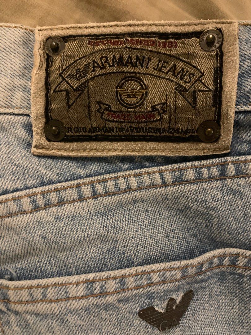 Vintage armani jeans discount