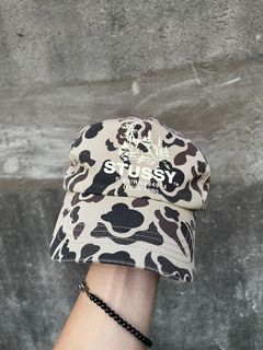 Vintage Stussy Camouflage Cap