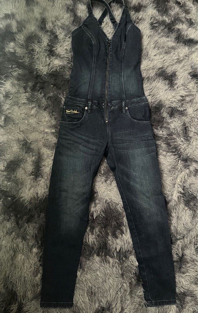 Von dutch denim jumpsuit outlet