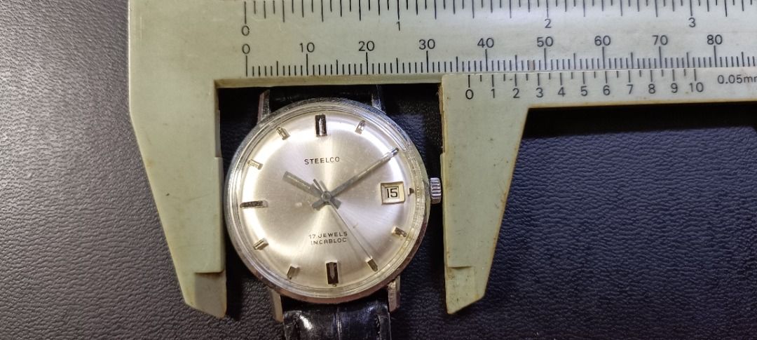 Vtg Steelco Mechanical Hand Winding Watch