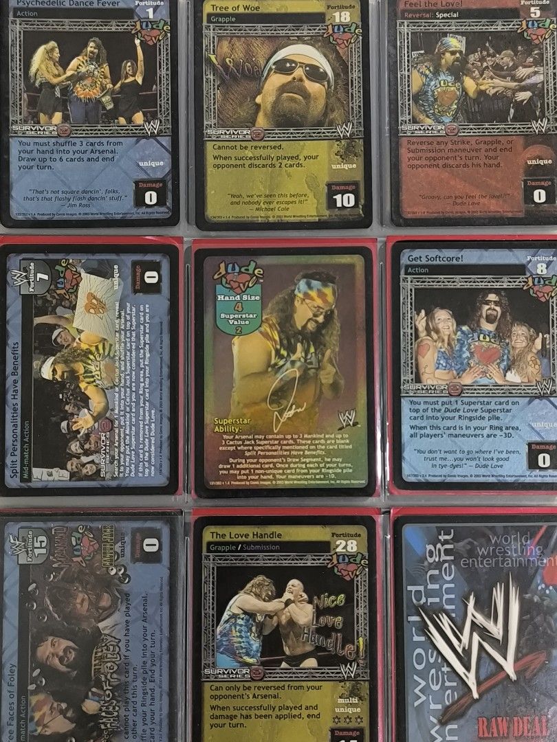 WWE WWF RAW Deal Dude Love Set Three Faces of Foley, Hobbies