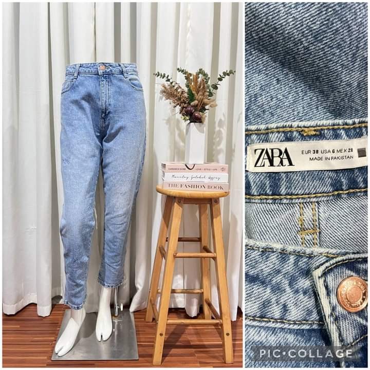 Zara high waist darted trousers pants, Women's Fashion, Bottoms, Jeans &  Leggings on Carousell