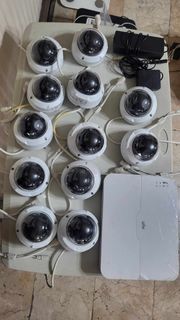 UNV 12 CCTV CAMERAS + NETWORK VIDEO RECORDER