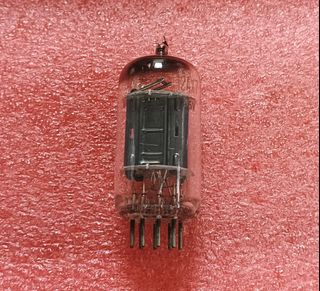 1956年美國SYLVANIA黑屏方環12AX7 ECC83 電子管64196300219905110