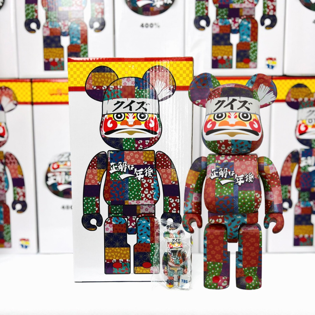 400% BE@RBRICK 達磨クイズ☆正解は一年後Daruma Quiz☆Correct answer 