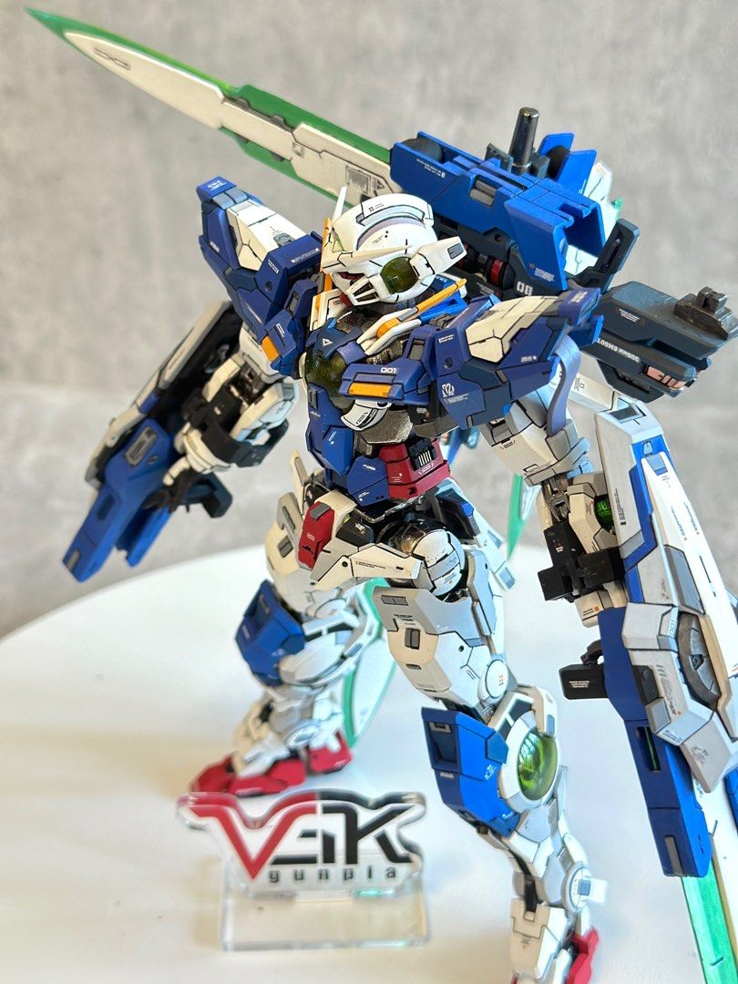 高達 全上色完成品 CMYK 1/100 GK MG Exia Bandai 能天使 德天使 力天使 主天使 ka pg hg rg 144 ...