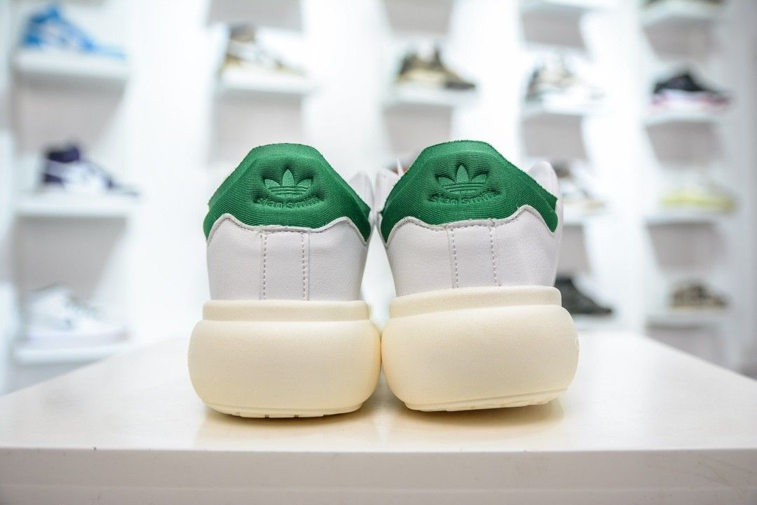 Adidas Originals Stan Smith Platform White Green W 2023 ID2786 Women s Fashion Footwear Sneakers on Carousell