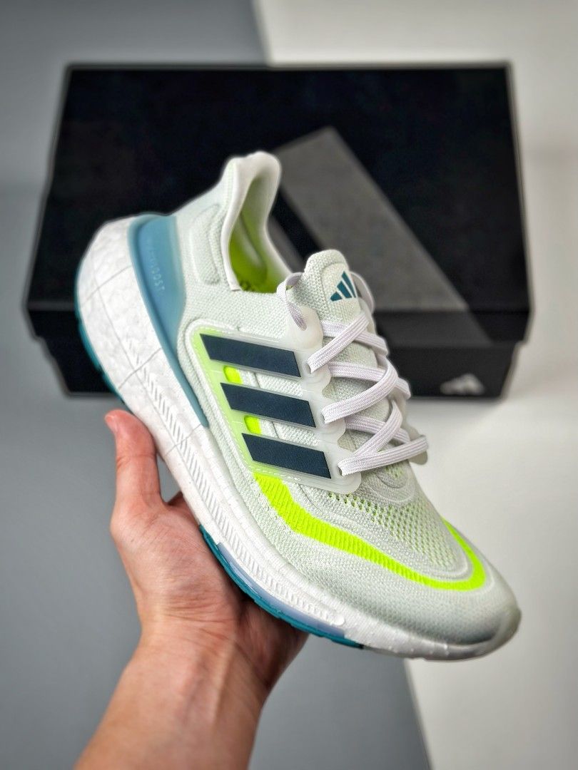 Adidas Ultra Boost Light White Green shoes, Men's Fashion, Footwear,  Sneakers on Carousell