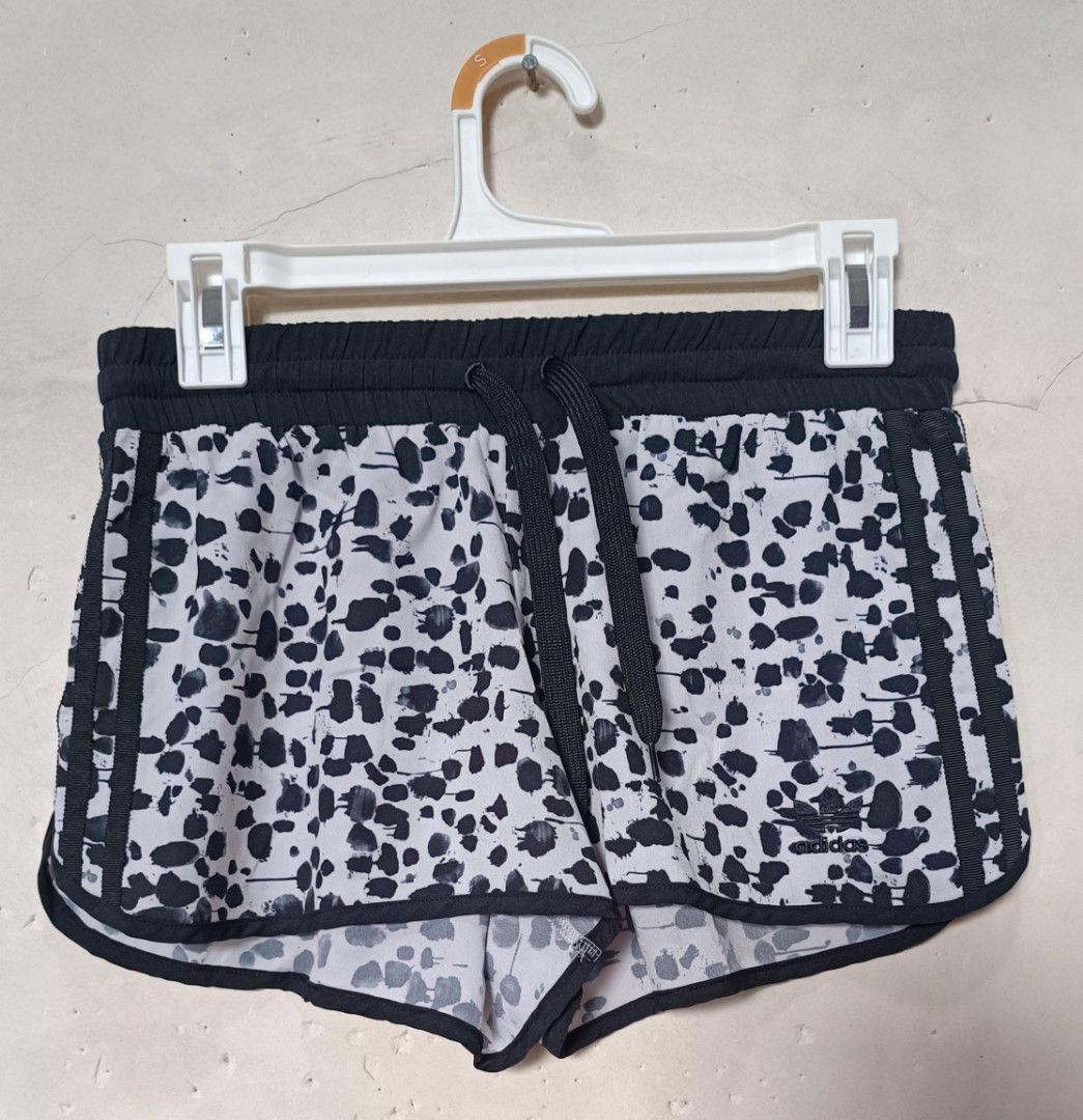 Adidas Women s Inked Shorts White