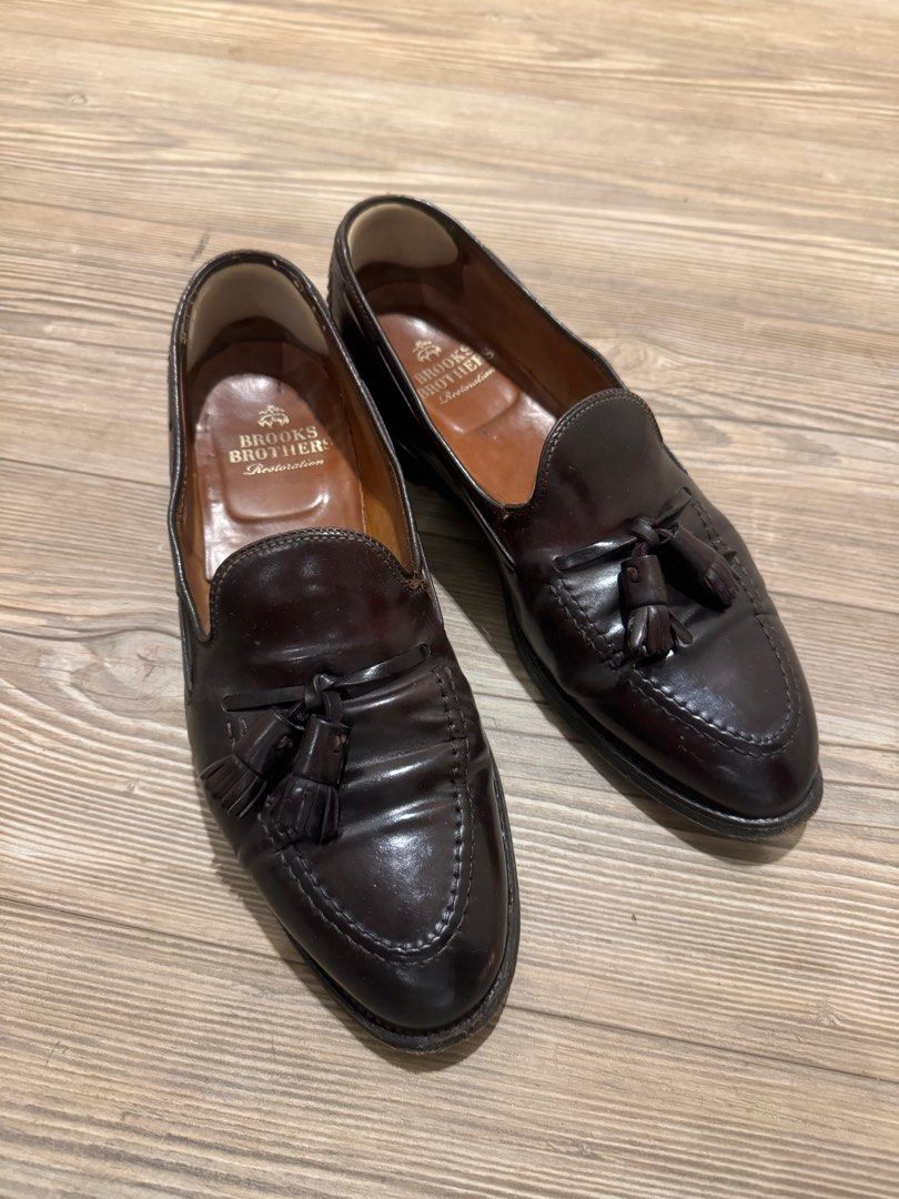 Brooks brothers cordovan tassel hot sale loafer
