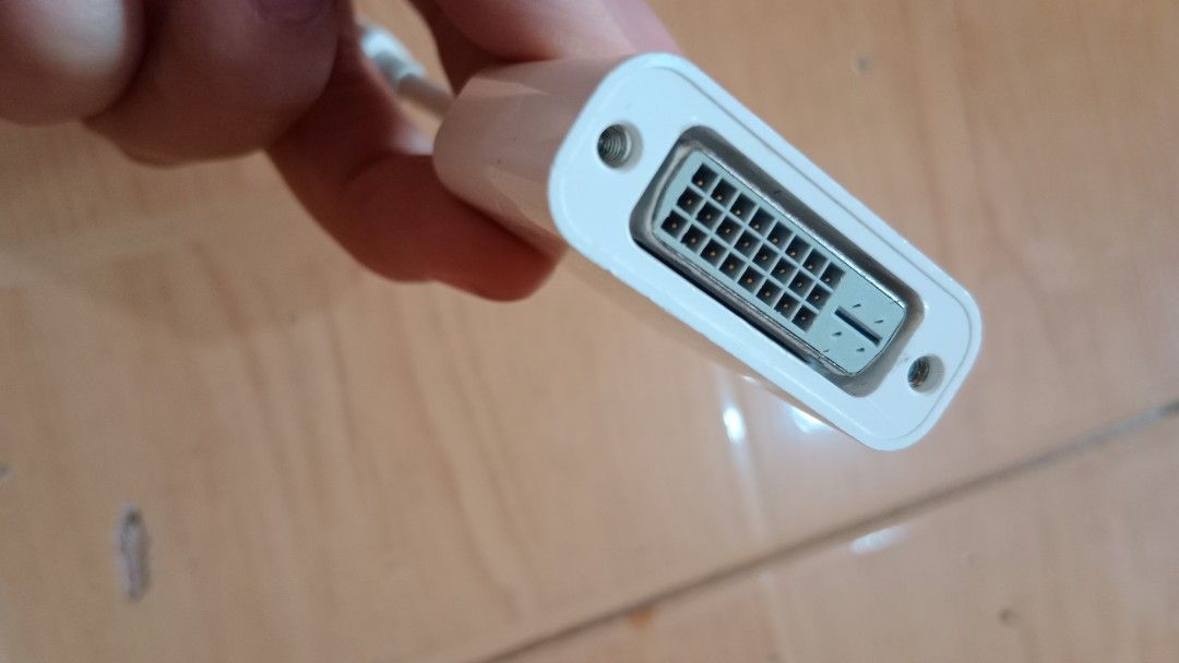 Apple Thunderbolt Mini DisplayPort to DVI A1305 (Category: Cables & Adaptors) located in Bulacan. Submitted by Shoppe.Ups (Listing ID 1292460945, Image 3). Description: what you see is what you get meetups: guiguinto plaridel bulacan - gogo express *(Payment First) - LBC COP/COD *(payment first for shipping fee only) -toktok / lalamove *mop: via gcash pm for interested.