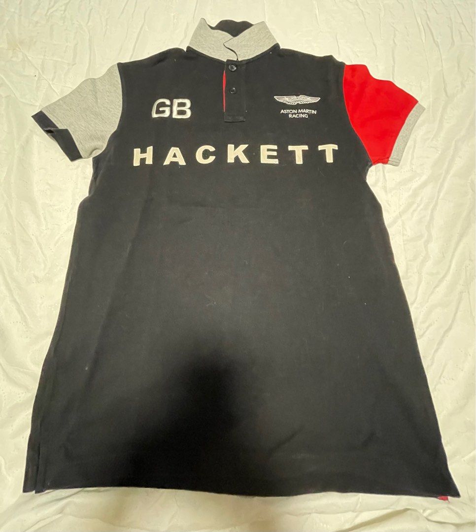 Aston Martin Racing Hackett Polo T shirt Men s Fashion Tops Sets Tshirts Polo Shirts on Carousell