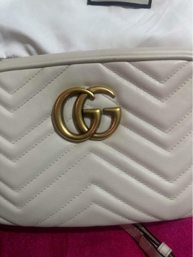 Gucci matelasse white top