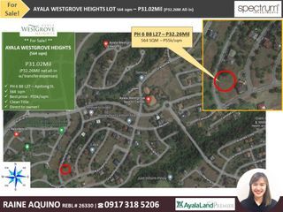 Ayala Westgrove Heights Lots for sale