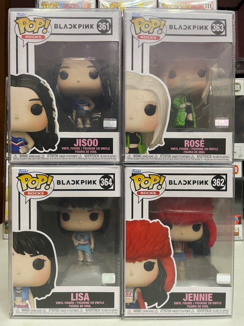 Blackpink Funko pop (Category: Designer & Blind Box Toys) located in San Pedro. Submitted by _apol_ (Listing ID 1292549254, Image 1). Description: ‼️Repriced‼️ Blackpink Funkopop Set of 4 With free protector Box condition: 8.5-Mint Pictures available upon request MOP: gcash/BPI bank transfer MOD: lalamove/grab/meetups Shipping at buyer’s expense Location: San Pedro, Laguna/Taguig on Mondays and Wednesdays Meetups around Pacita, San Pedro, Binan o