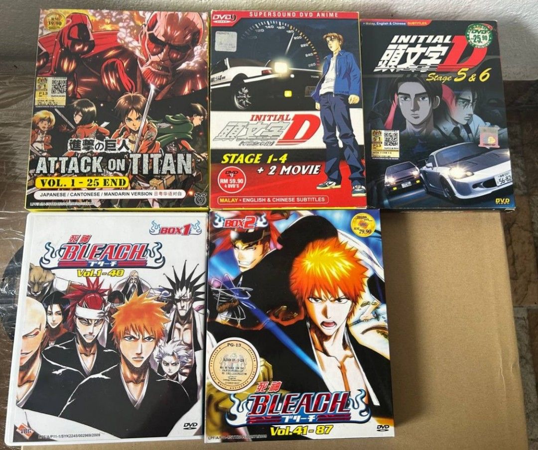 Bootleg Anime Movies/Series DVDs, Hobbies & Toys, Music & Media, CDs