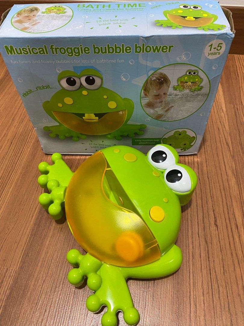 Musical froggie hot sale bubble blower