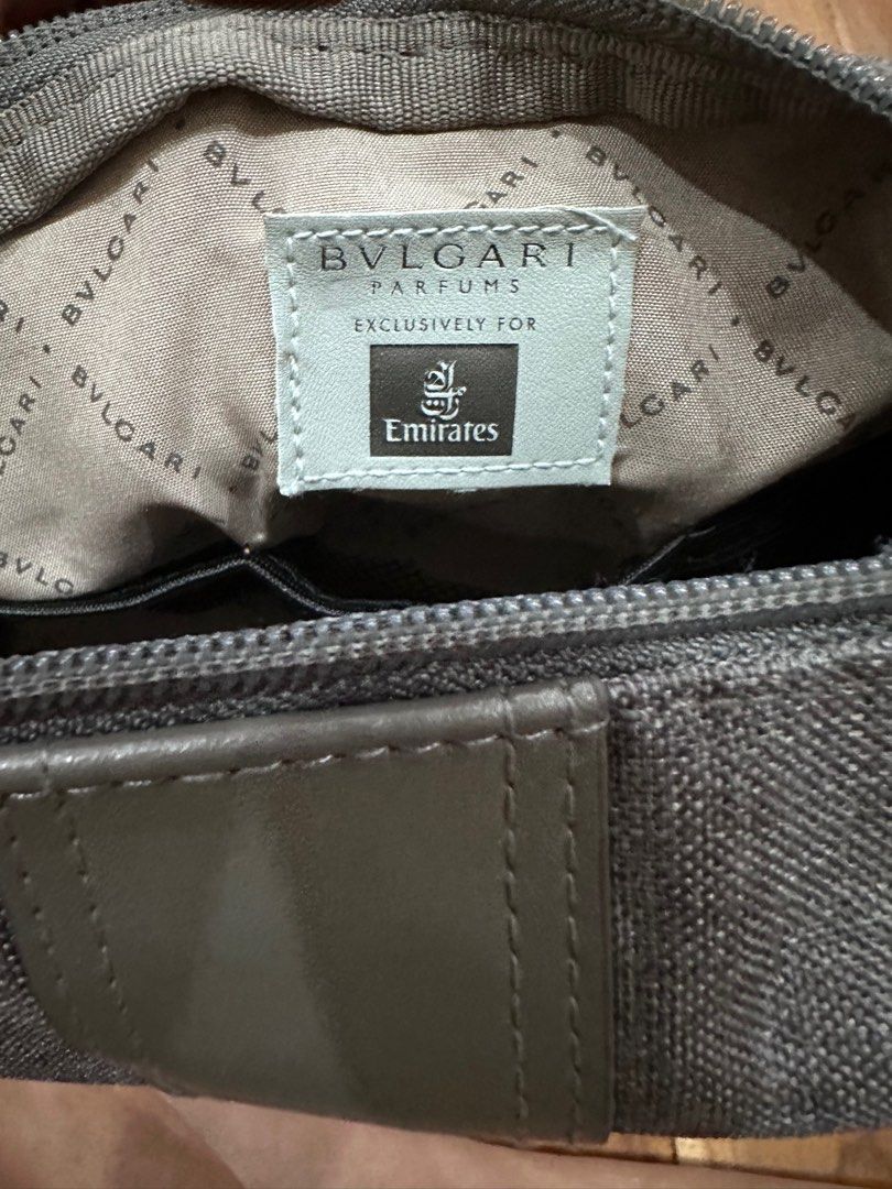 Beauty Case De Luxe Bulgari – Kit De Voyage Émirats Business Class – Neuf Scellé