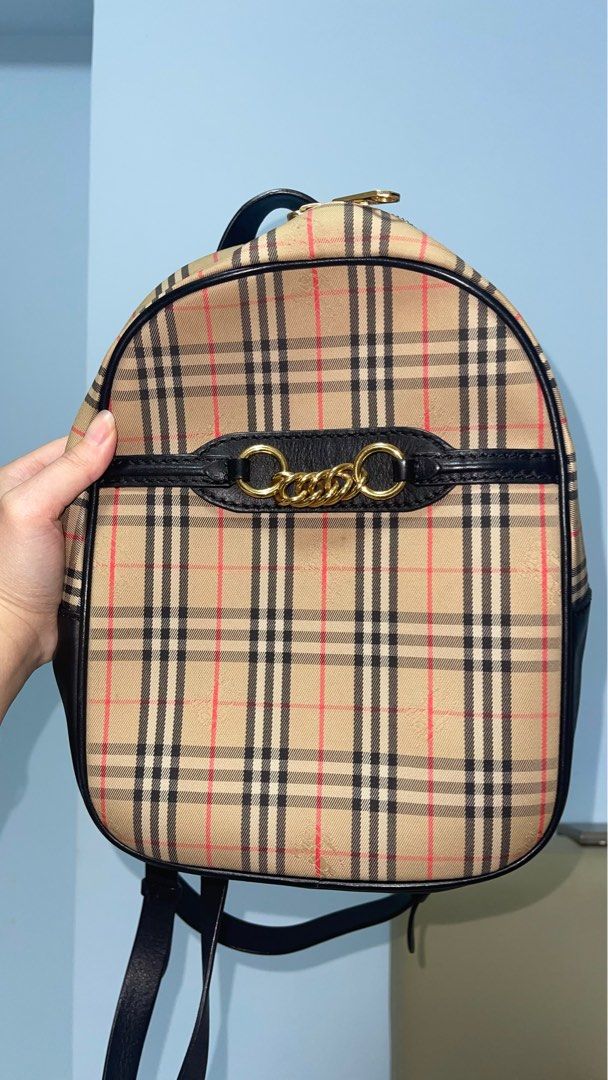 burberry 1983 check link backpack