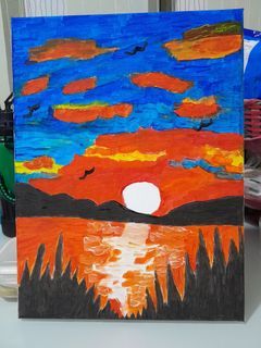 Canvass Painting Sunset