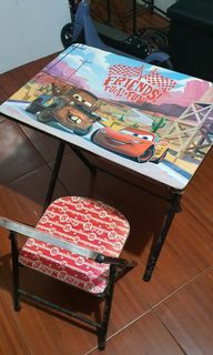 Cars kids table and chair