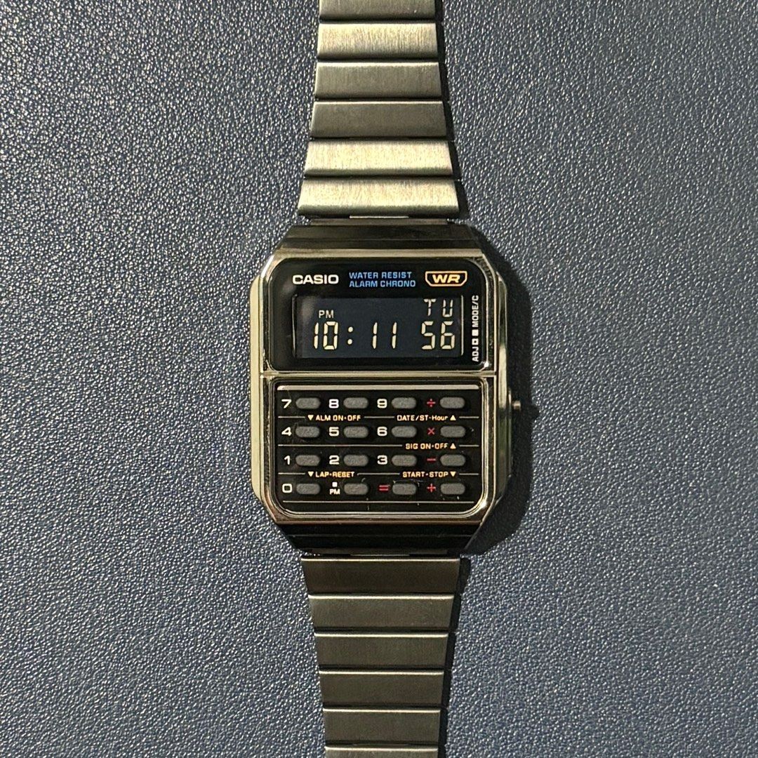 Casio Calculator Watch Metal