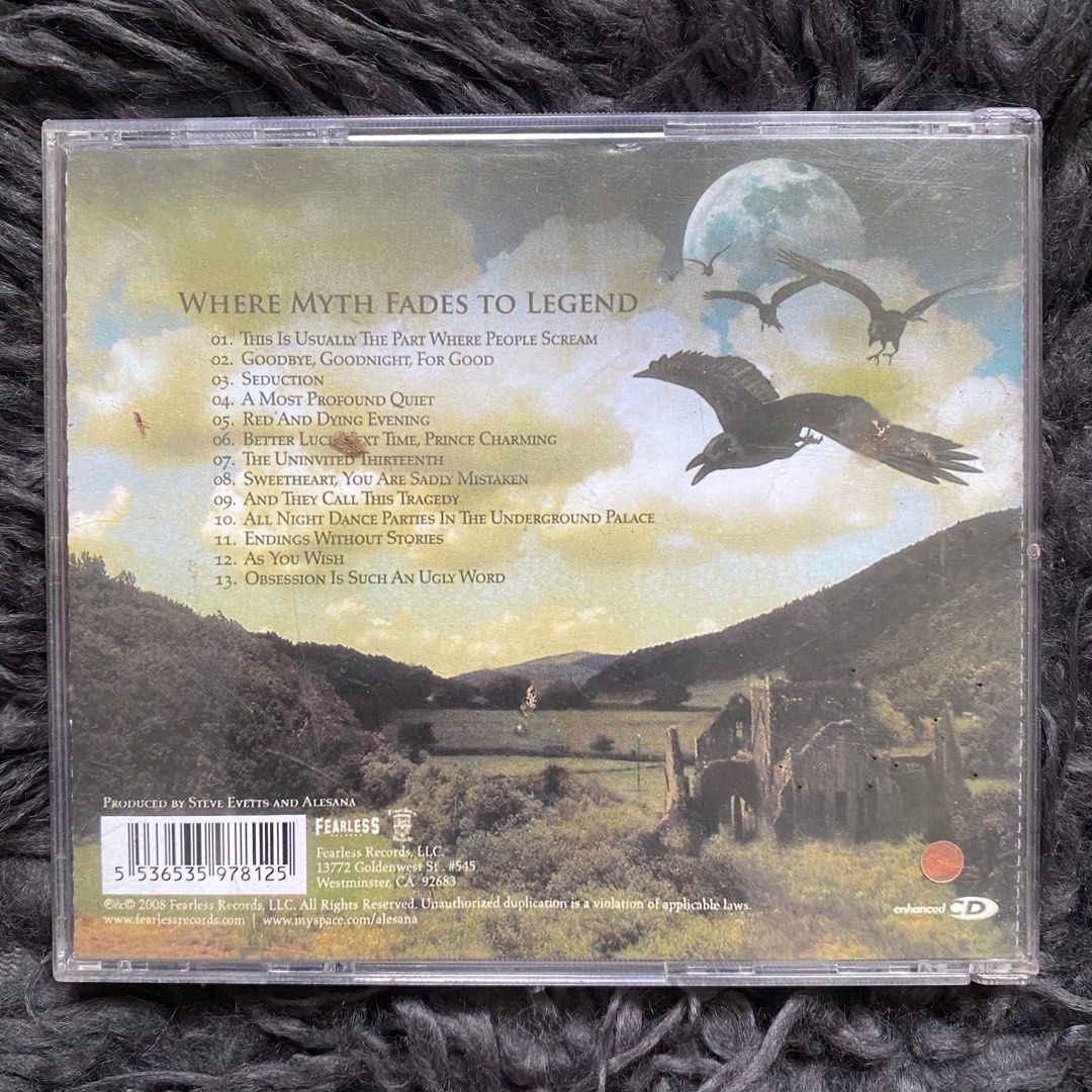 Alesana – Where Myth Fades To Legend – CD (Album), 2008