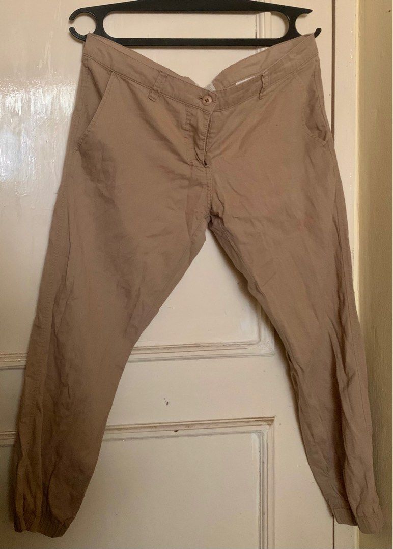 Celana Panjang Converse Long Pants Trousers Coklat Woman Women Murah