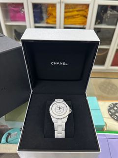 Chanel J12 Phantom Watch Caliber 12.1 White Dial Ceramic Steel 38mm for Women