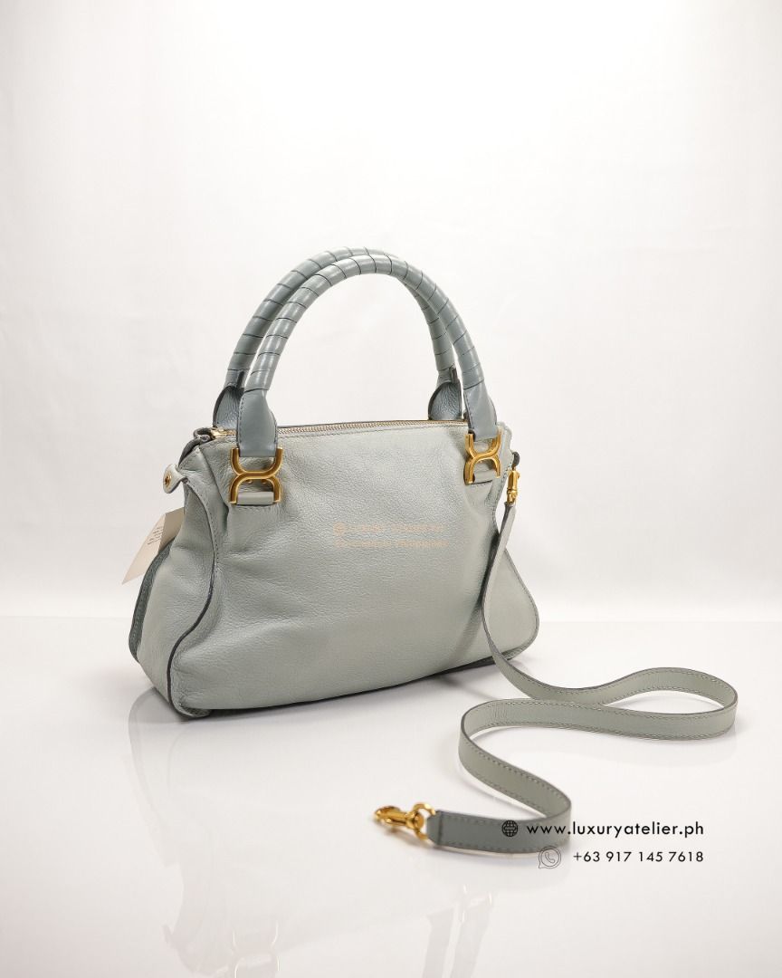 Chloe Marcie Medium - Bluish Gray (Category: Luxury Bags & Wallets) located in Paranaque City. Submitted by luxuryatelier.ph (Listing ID 1292562042, Image 2). Description: CASH / STRAIGHT / LAYAWAY*: Php 25,200 only (*Up to 6 weeks installment) CARD INSTALLMENT* : Php 25,800 only (*Up to 6 months installment) Model: Marcie Medium; Date Code: Rating: 9-9.5/10 Pristine (Slightly Used) Material: Leather; Color: Grayish blue; Hardware: GHW Size: 36(2