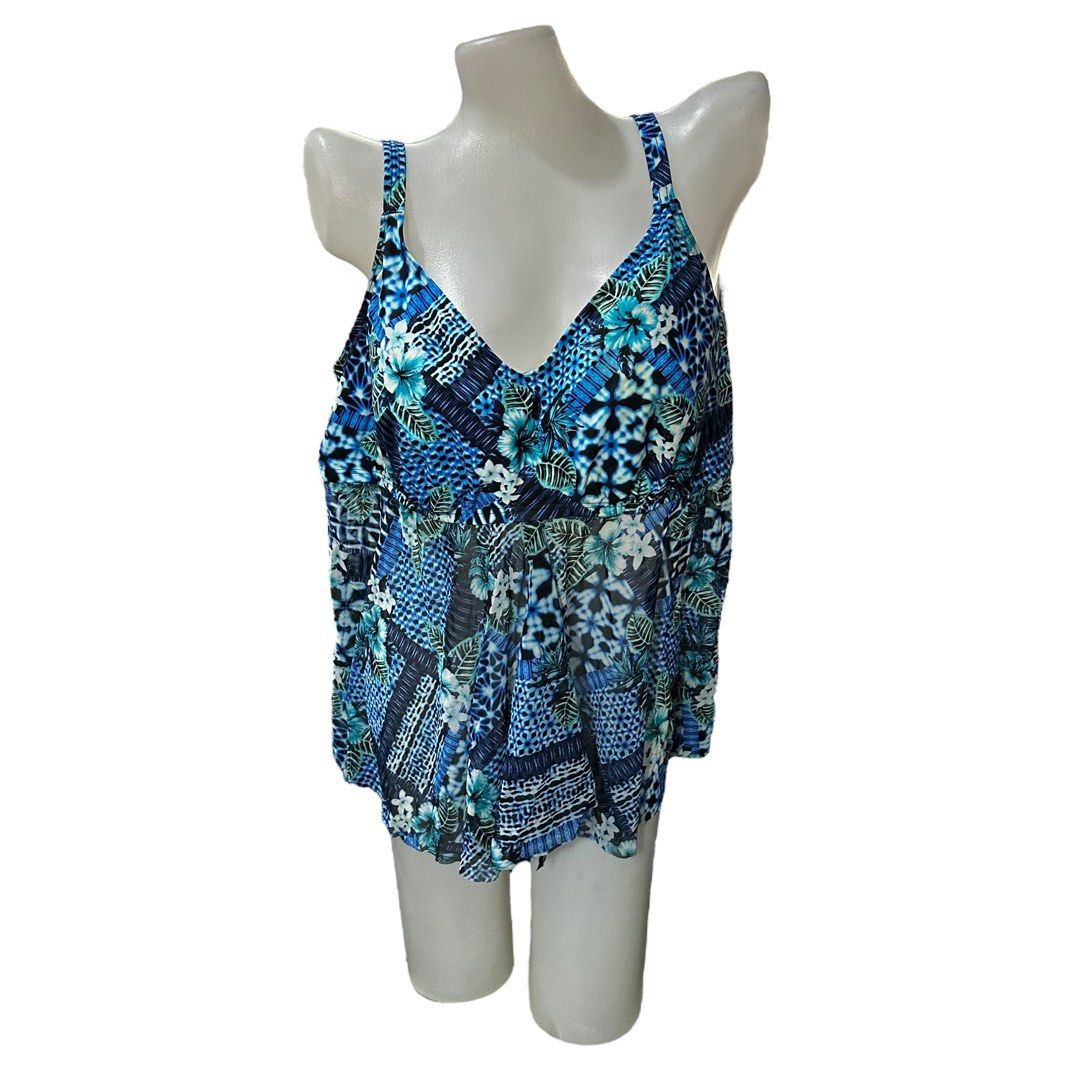 CROFT BARROW PLUS SIZE BUSTY SWIMSUIT TOP BATHING SUIT Women s Fashion Swimwear Bikinis Swimsuits on Carousell
