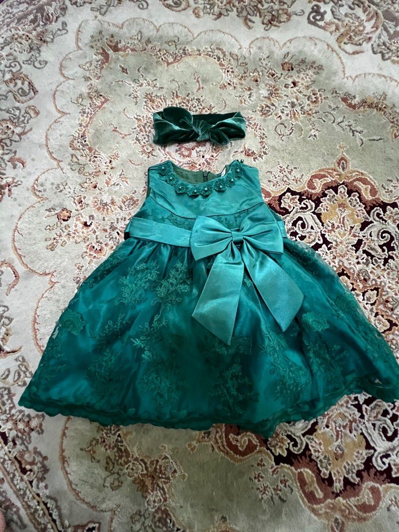 Dress Baby Emerald Green