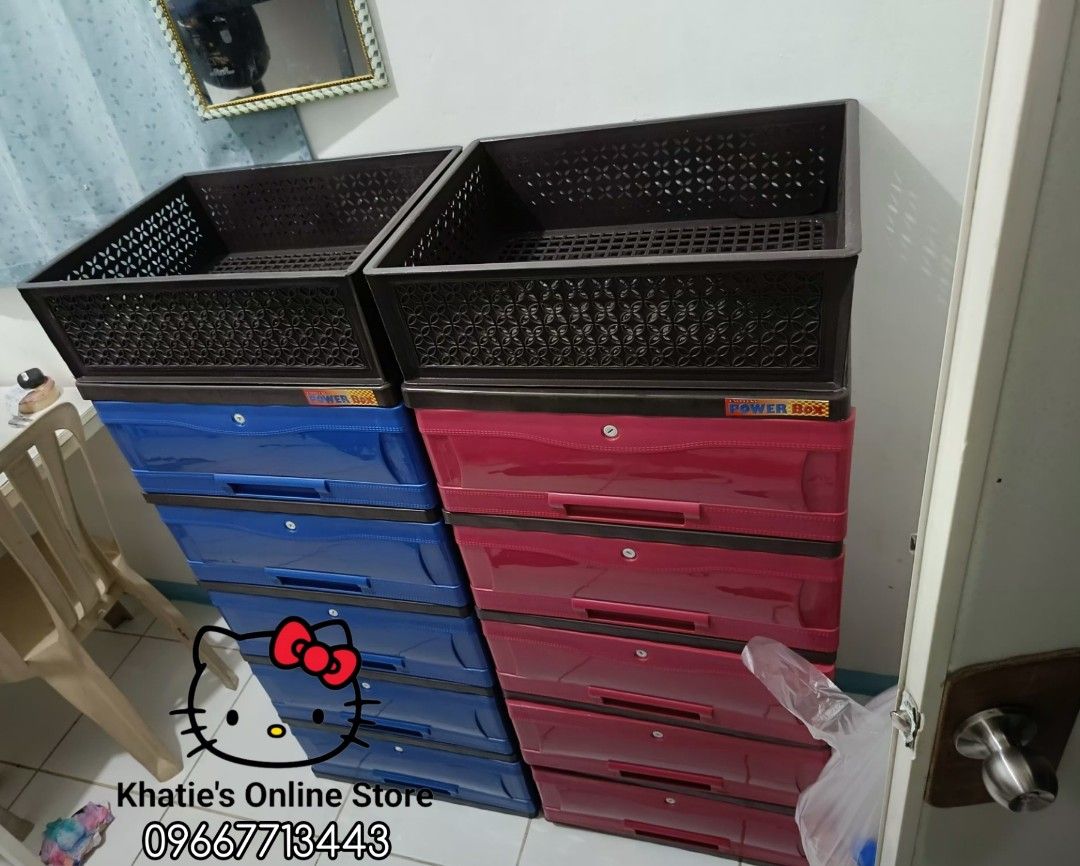 Durabox with tray Buy 1 take 1 (Category: Storage Boxes & Baskets) located in Quezon City. Submitted by shie_123 (Listing ID 1292507135, Image 2). Description: Unilucky Power box with tray Buy 1 take 1 Php2, 299 only.